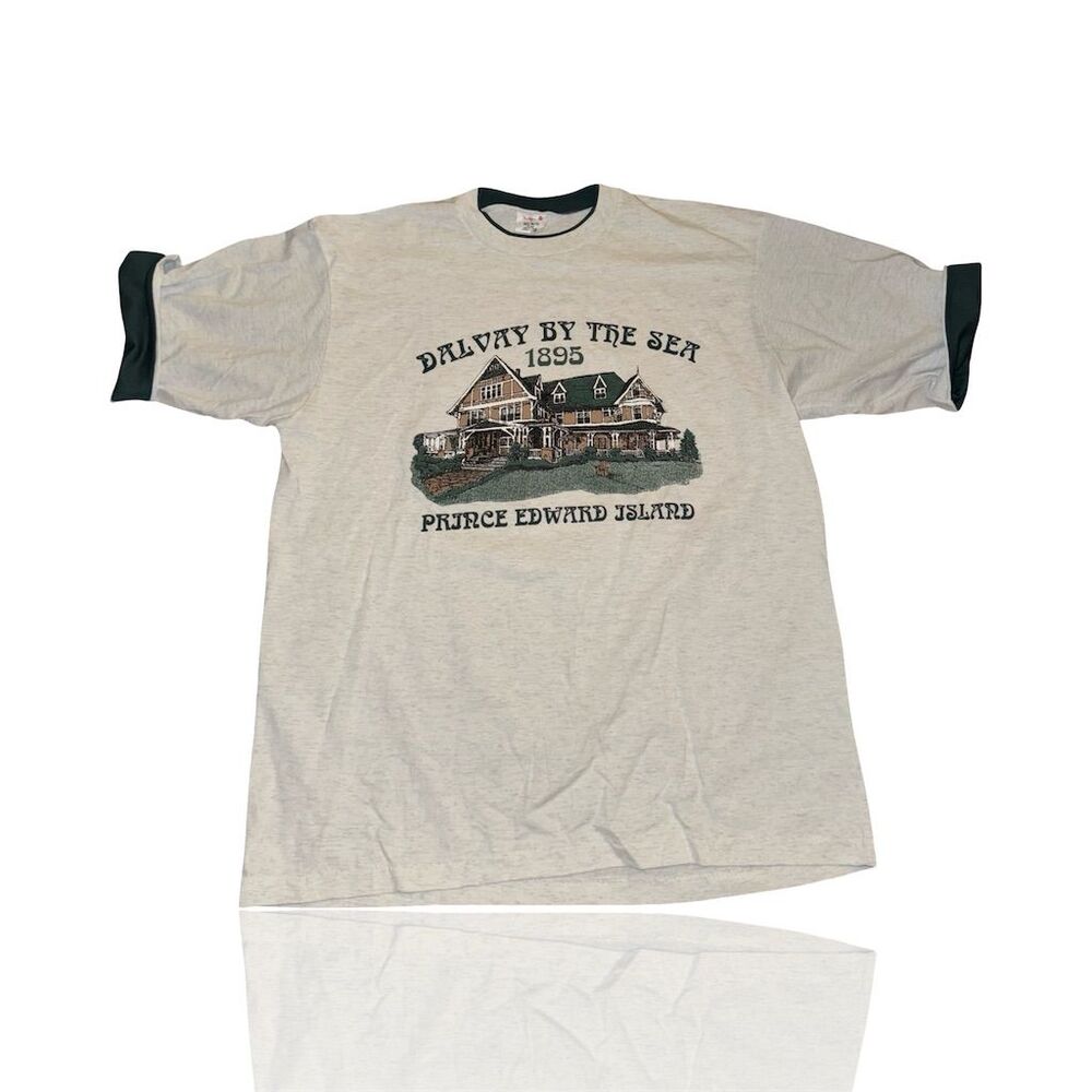 Wardyco Men's XL Gray Vintage Dalvay by the Sea Graphic T-Shirt